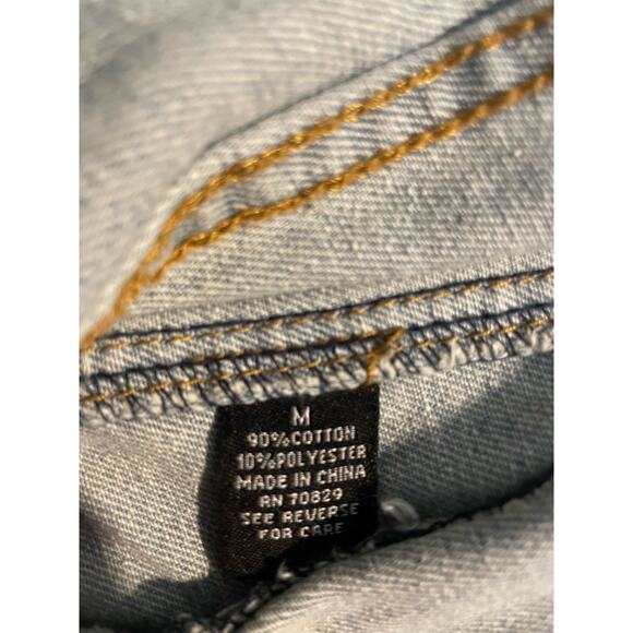 Embroidered Carbon Denim Jacket - Picture 6 of 8